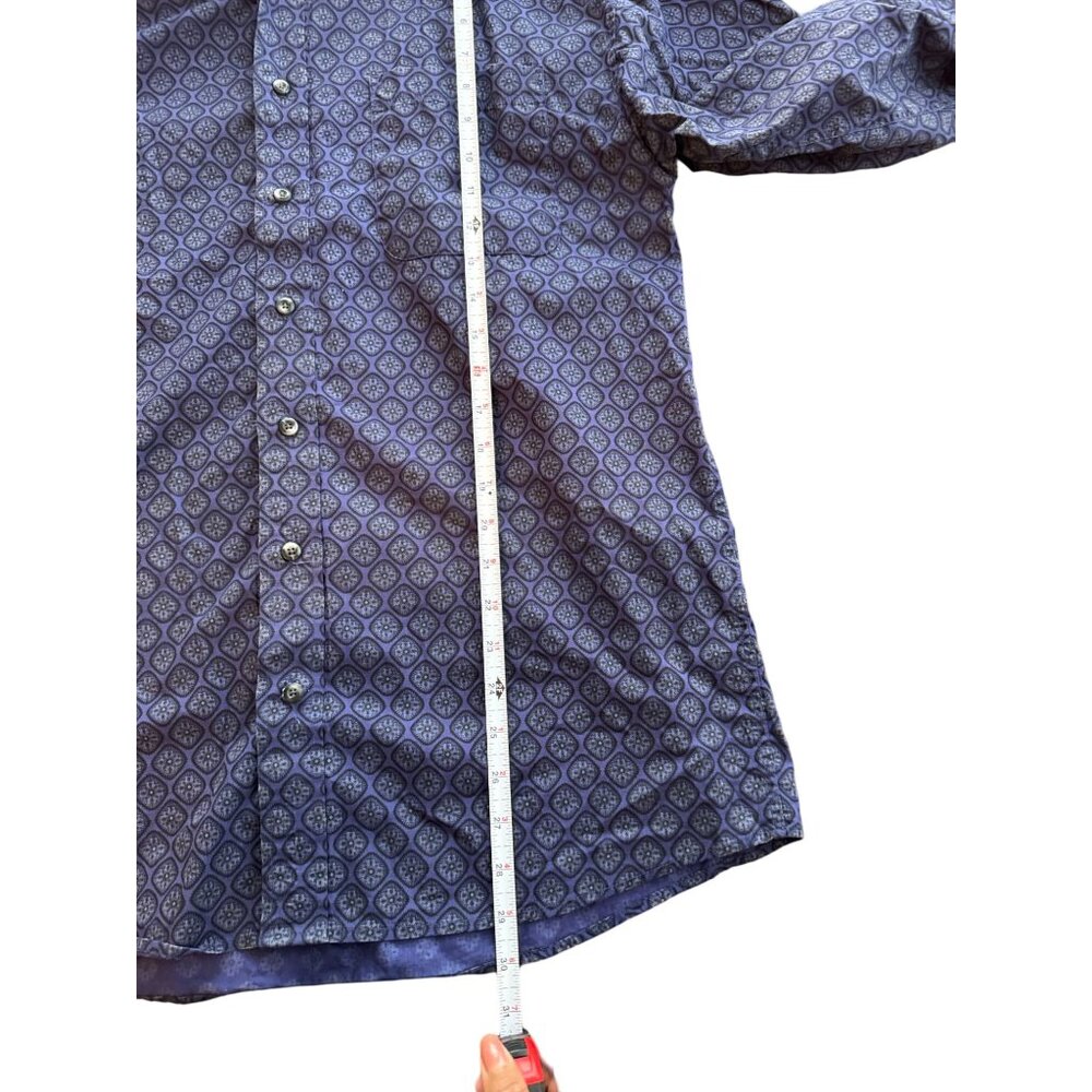 Panhandle Purple Geometric Medallion Western Button Down Shirt Mens M 38AWF17 h2 - Picture 6 of 6
